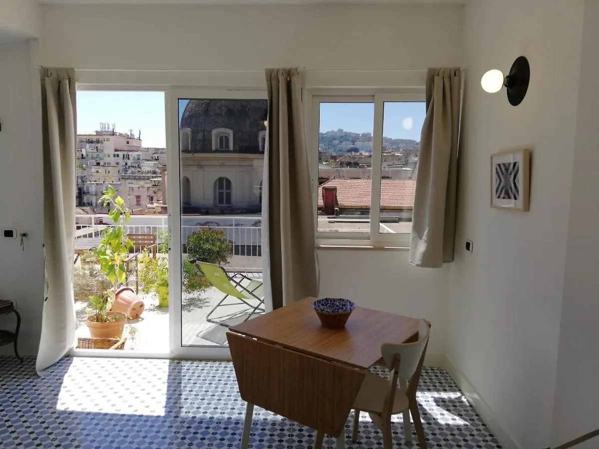 View Of Naples From Terrace- 6 Apartment Italy